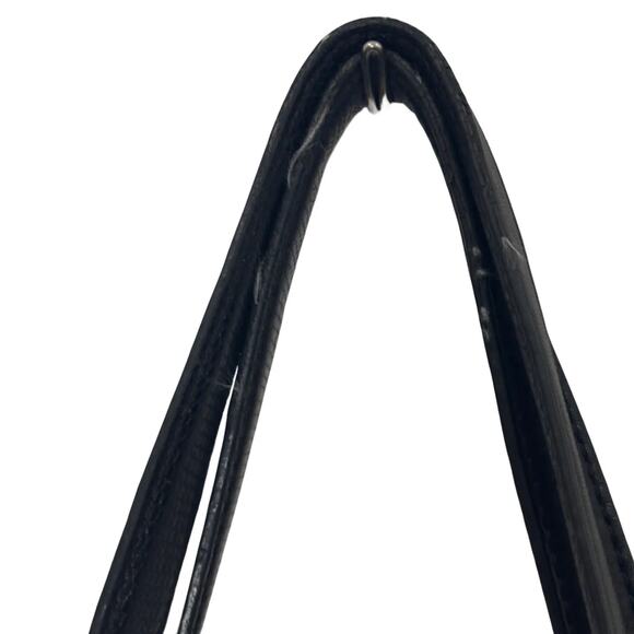 Coach Signature Collette Black Jacquard Tote Shoulder Handbag - Picture 8 of 8